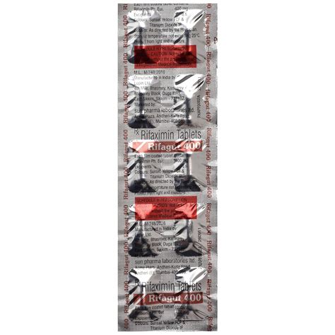 Rifagut 400 - Strip of 10 Tablets : Amazon.in: Fashion