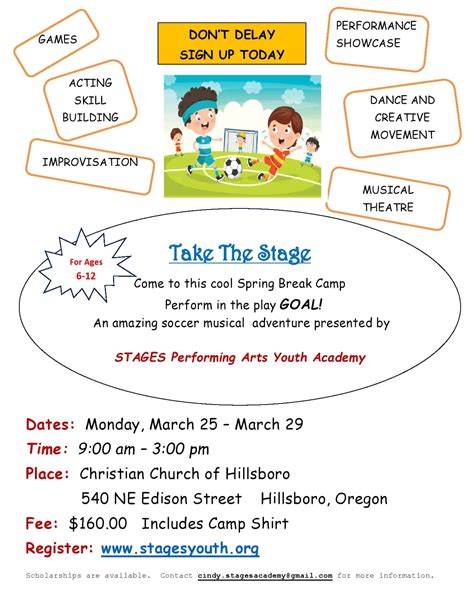 2024-Spring Break Camp - Stages Youth