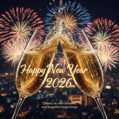🔥 Happy New Year 2026 Wishes With Quotes For Reel Background Free Dow