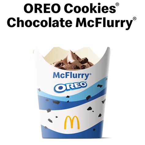 OREO Cookies® Chocolate McFlurry® | McDonald's New Zealand