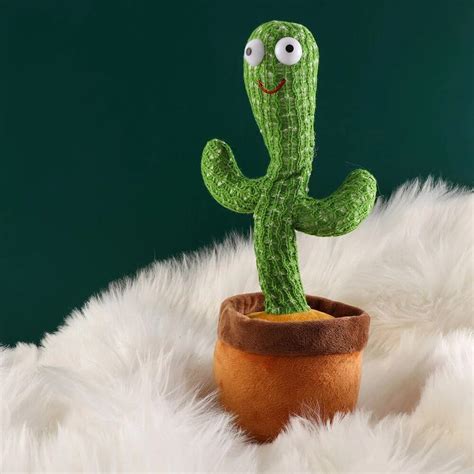 Dancing Talking Cactus Toy Mimicking Singing Push Toy - Mimictus™