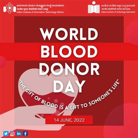 World Blood Donor Day '22 | IIIT Raichur
