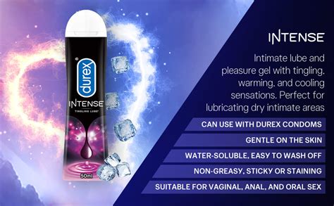 Buy Durex Intense Tingling Lubricant Gel, 50 ml | 19 Minutes Delivery ...