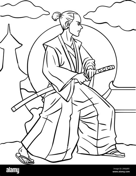 Simple Samurai Drawing