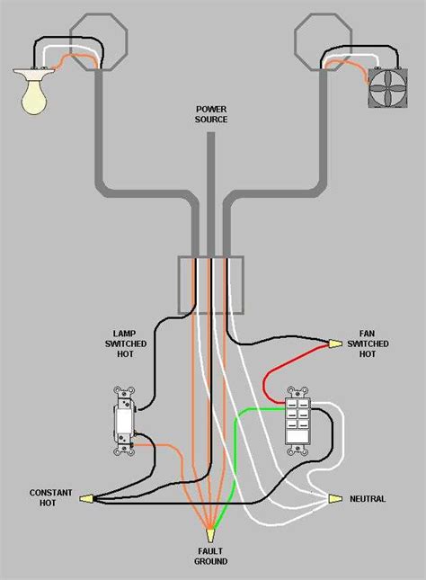 Image result for How to Wire Extractor Fan with Timer