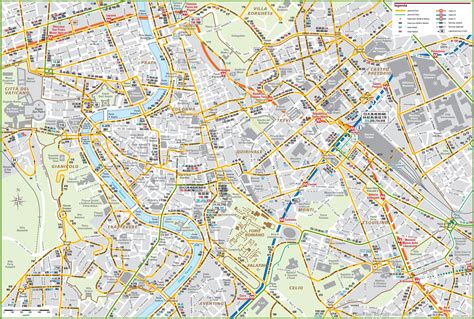 Free Printable City Map of Rome – [Easy to Use] - Printables for Everyone