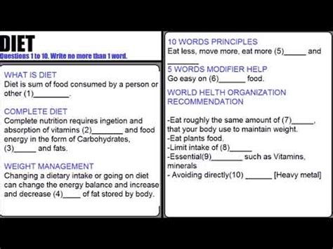 Practice Questions (Sentence Completion Type) Video Lecture - Listening ...