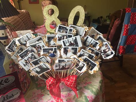 80 th birthday pix of people at the party with mini instamatic camera ...