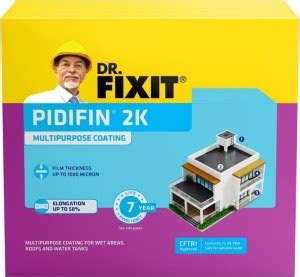 Dr. Fixit PIDIFIN 2K, Cementitious Coating, New Construction: Terrace ...