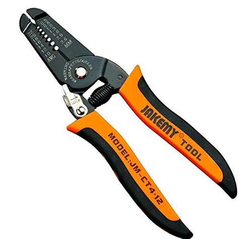 JAKEMY 7" Wire Stripper Clamp Hardware Tool Cutter Plier, perfect for ...