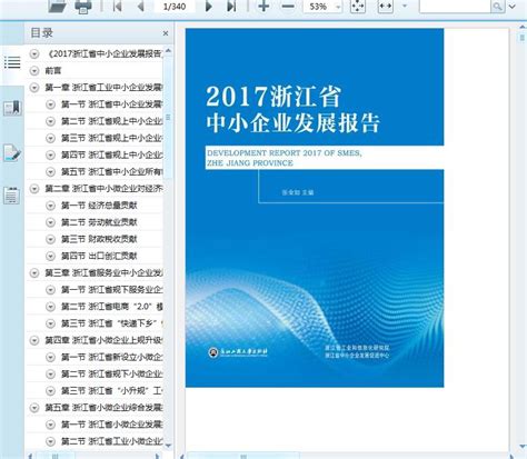 2017浙江省中小企业发展报告330页 - 资料下载 - 经管资料网