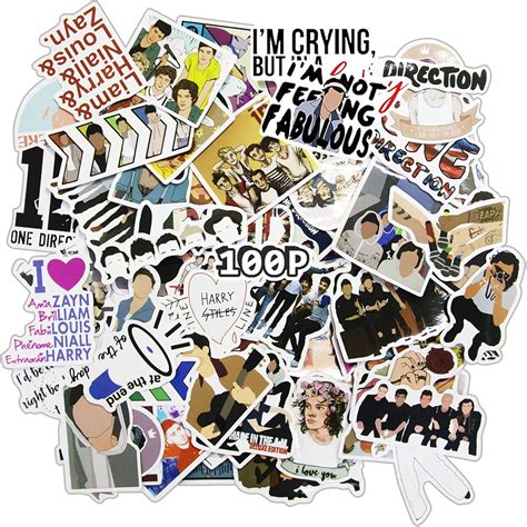 ZDZDY 100pcs One Direction Cool Stickers Pack for Teens India | Ubuy