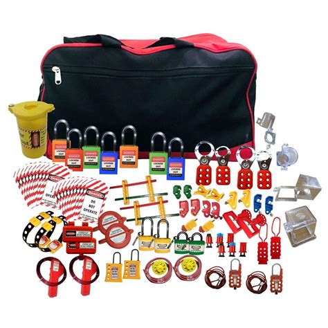 Lockout Tagout Red Big Kit-379 Set Of 1 Safety House Loto : Amazon.in ...