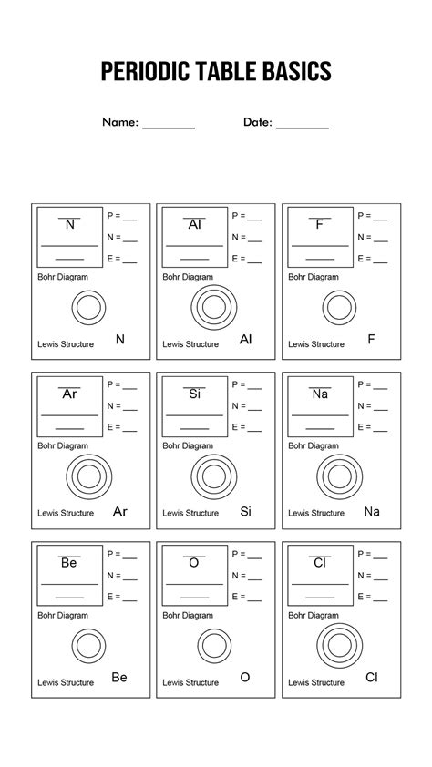 16 Worksheets Periodic Table Activity - Free PDF at worksheeto.com
