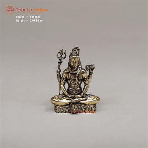 Buy Brass Shiva | Golden Finish | Affordable Price Assured Online ...