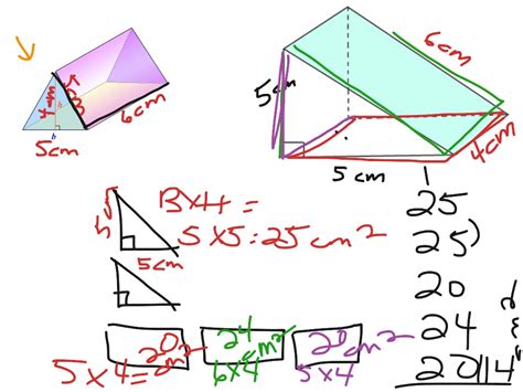Right Triangular Prism Surface Area 的图像结果