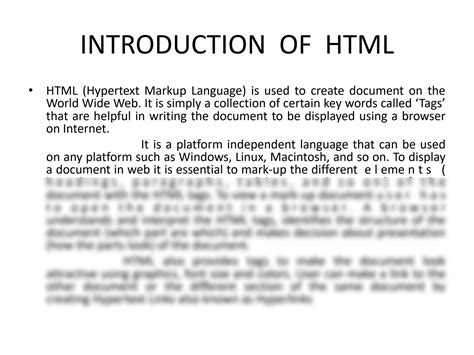 Introduction HTML Tutorial 的图像结果