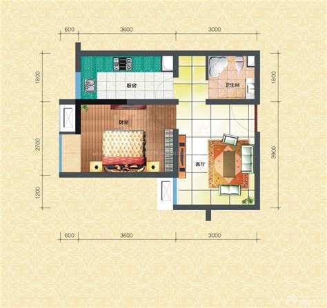 60平方米的房子设计图,60平米一室一厅平面图 - 伤感说说吧