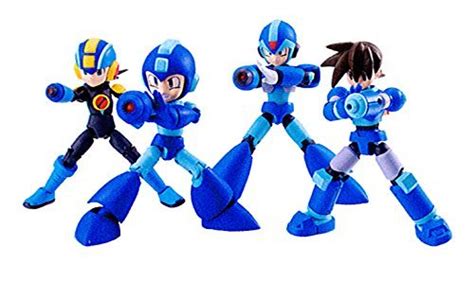 Buy Bandai Shokugan 66 Action Dash Mega Man Action Figure (Set of 5 ...