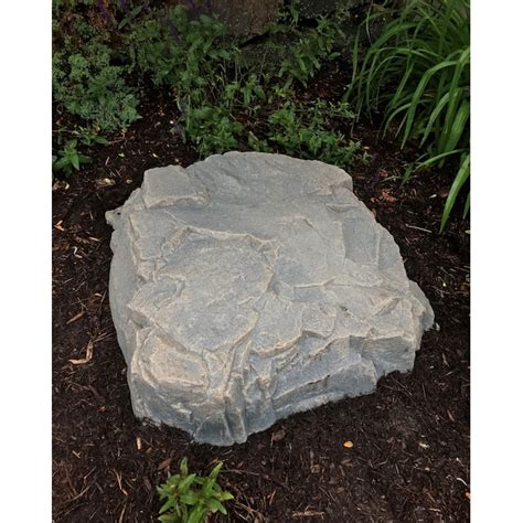 Dekorra 36-in W x 36-in L x 9-in H Artificial Rock Well Pump Covers 112 ...