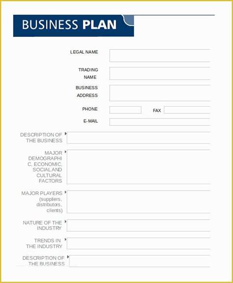 Business Plan Template Word Free Download 的图像结果