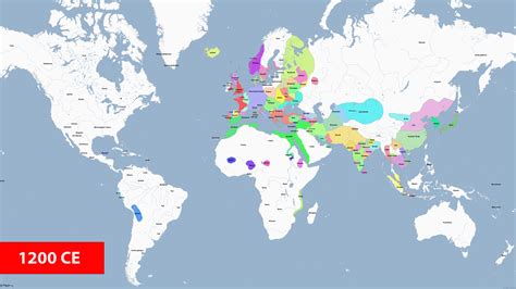 Changing Global Land Borders Since 3000 BCE - Abdullah Yahya