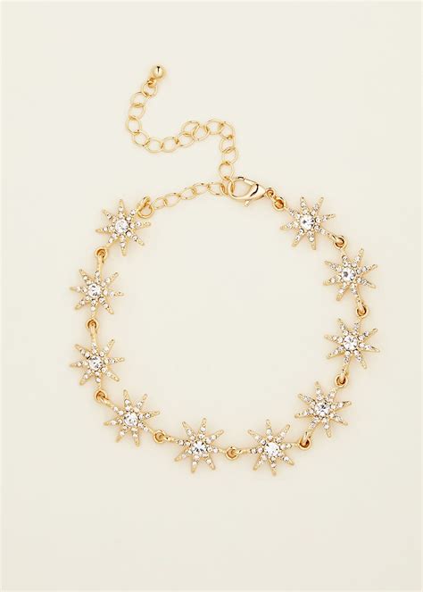 Gold Plated Star Bracelet | Phase Eight UK