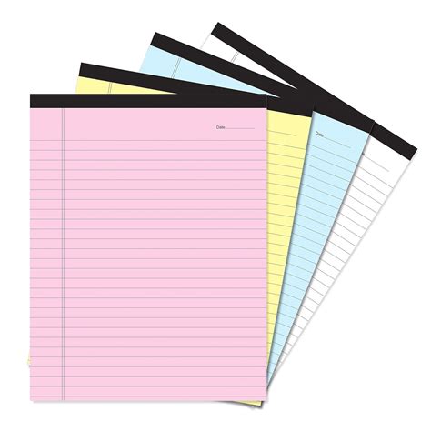 Clickedin - Office Notepads, A4 Size 275 X 205 MM Legal/Wide Ruled Pack ...