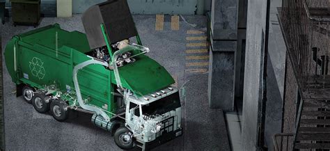 Schematic: Waste Truck | Petro-Canada Lubricants