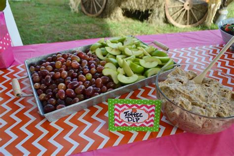 food ideas for fall birthday party
