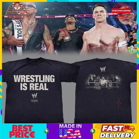 Travis_Scott WWE Wrestling Is Real 2025 Shirt Great Gift For Fan ...
