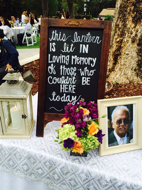 Wedding Memorial Sign