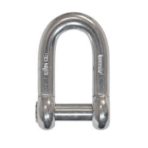Straight lifting shackle - A521-A521B - CARCANO - screw / stainless steel