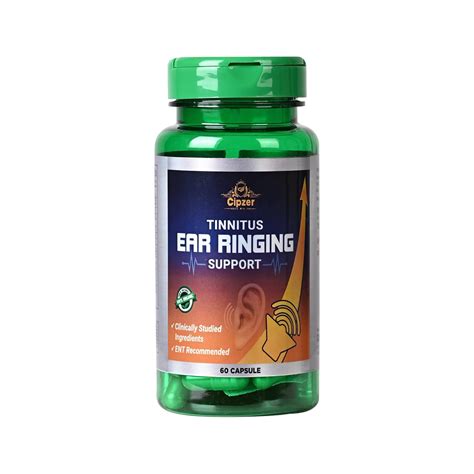 Buy CIPZER Tinnitus Ear Ringing Support 60 Capsules |Relief for Ringing ...