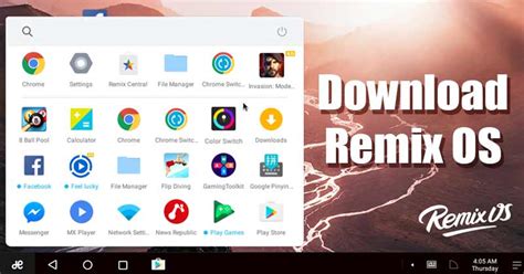 Remix OS 3.0 For PC 64 bit Live & Installer : Jide Technology : Free ...