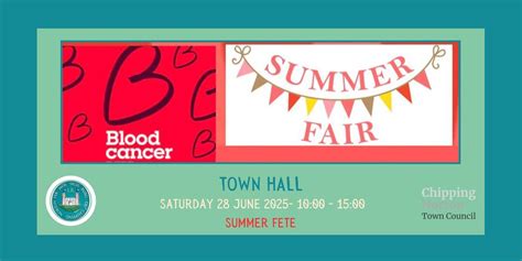 Summer Fete Fundraiser for Blood Cancer UK and The Branch, Chipping ...