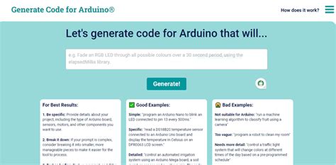 Image result for Arduino Ai Code Generator