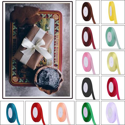 Buy Trimming Shop 3mm x 25 Metres Double Sided Satin Polyester Ribbon ...