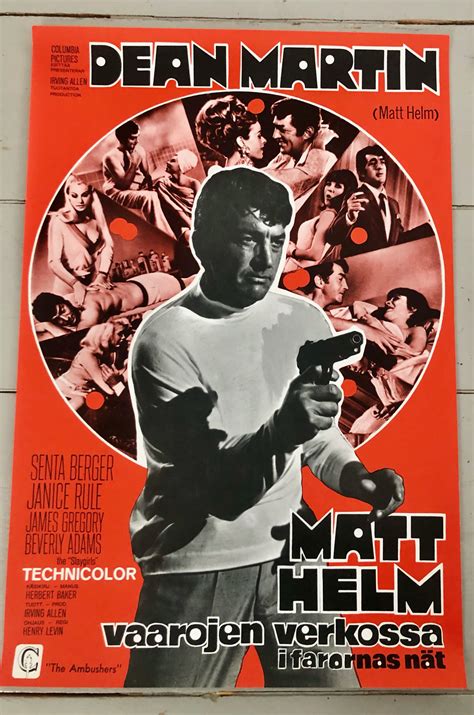 Dean Martin as Matt Helm in THE AMBUSHERS - An Original Vintage Movie ...