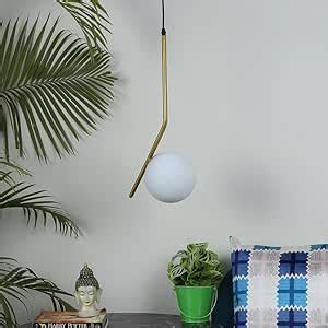 Buy TuCasa -SHS-128 Golden Metal Decorative Hanging lamp -Holder type-E ...