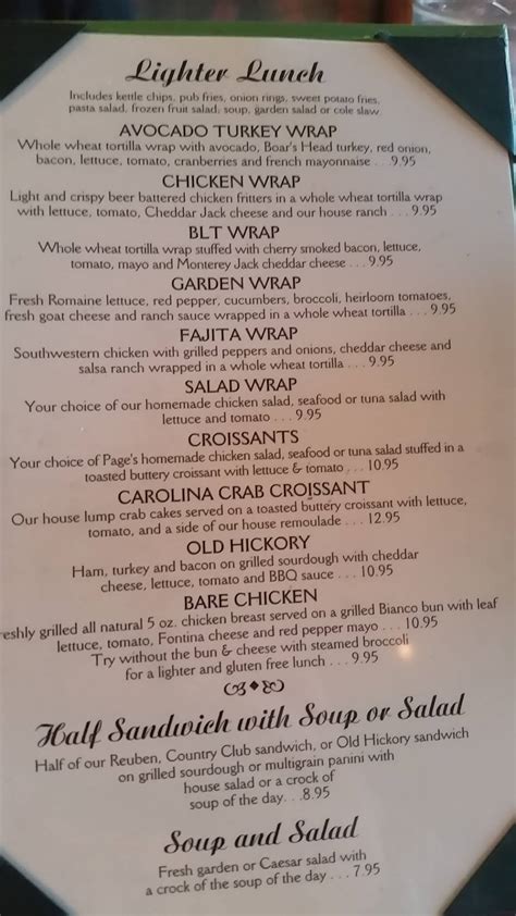 Menu at Food & Friends steakhouse, Lewisburg, 878 Washington St