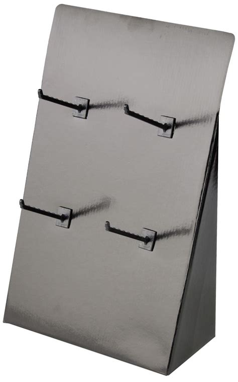 Displays2go Store Display Rack, Tabletop, 4 Peg Hooks, Cardboard, Set ...