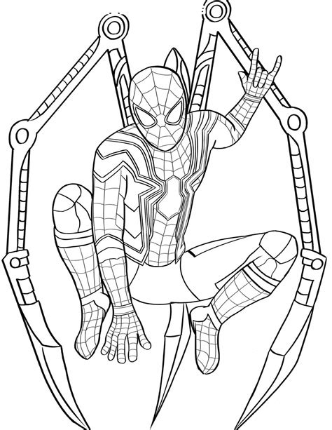 Free Printable Coloring Pages Spiderman
