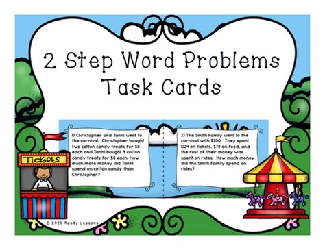 Image result for Word Problems 2 Step Problems Solving