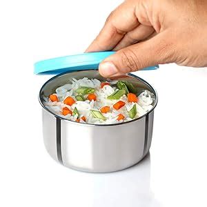 Buy CELLO Steelox Stainless Steel Lunch Box Set of 4 with Bag ...