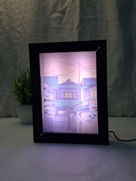Nezuko Kamado Light Painting Frame bingkai glow – Nuvue Store