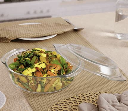 Roxx Glass Casserole, 2l, 1-Piece, Clear – Velan Store