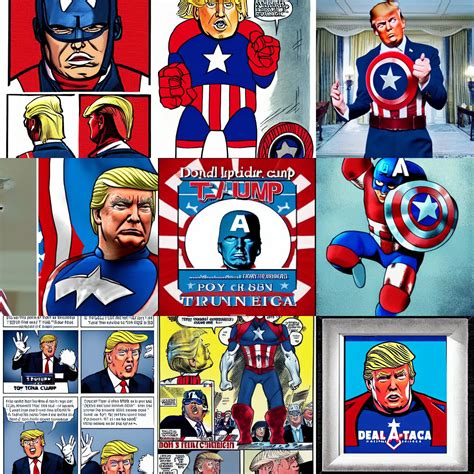 Donald Trump as Captain America | Stable Diffusion | OpenArt