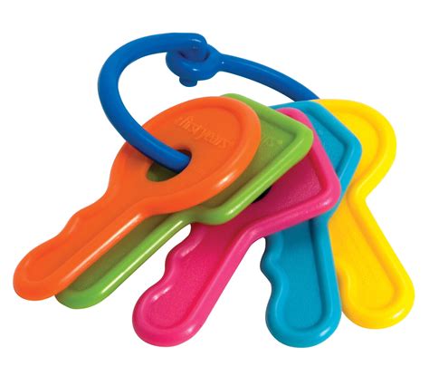 The First Years First Keys Teether, Baby Teething Toy, Includes Ring ...