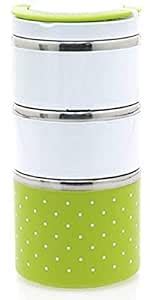 Dreamshop 3 Layer Stainless Steel Thermo Thermal Insulated Lunch Box ...